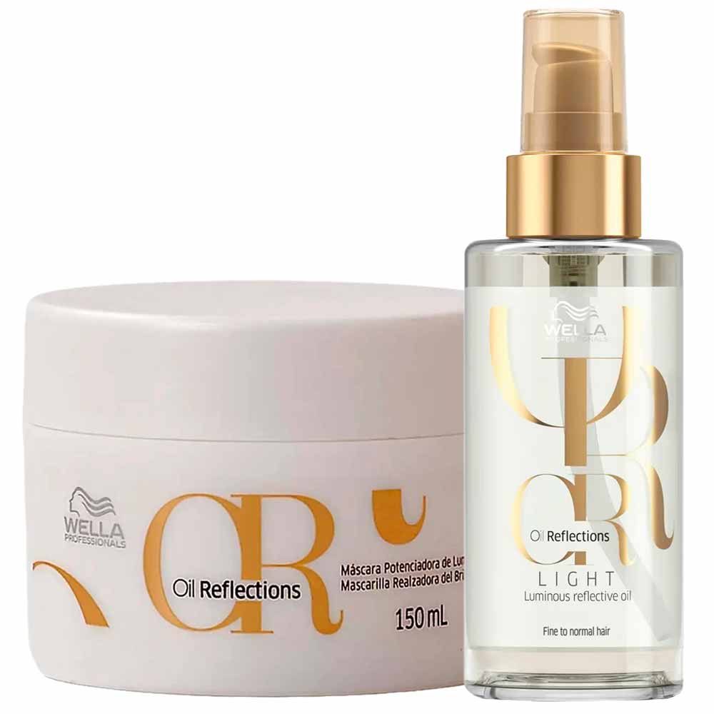 Wella Professionals Oil Reflections Kit - Máscara de Hidratação + Óleo Capilar